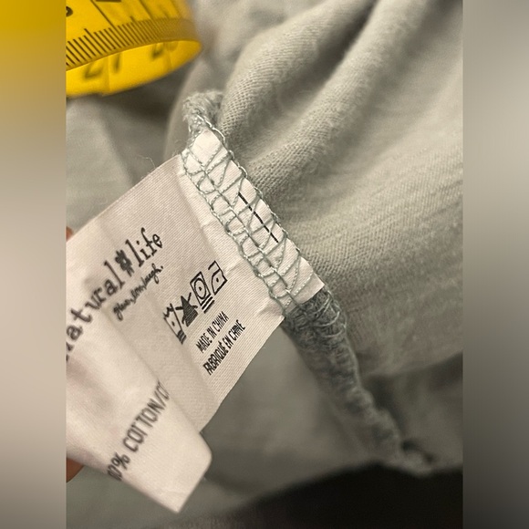 Natural Life Artsy Relaxed oversized cotton Tee OS - Picture 6 of 6